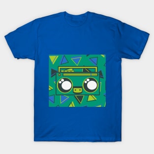 BOOMBOXIE: green nostalgia T-Shirt